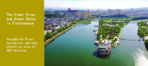 The Clear River and Green Shore is Picturesque