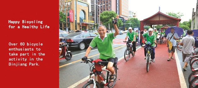 Happy Bicycling for a Healthy Life