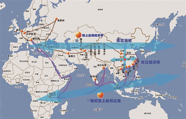 借助"黄金十字"融入"一带一路" 宜昌物流居中为王